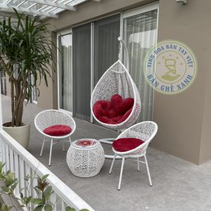 Poly Rattan Swing