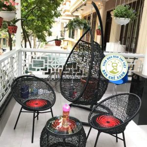 Poly Rattan Swing