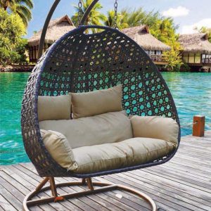 Poly Rattan Swing