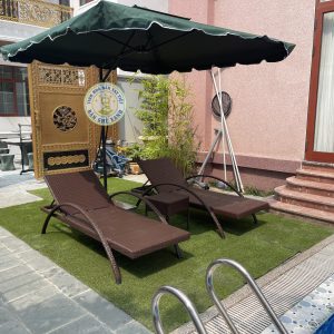 Outdoor Poly Rattan Pool Bed