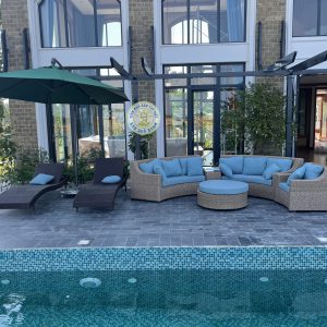 Aluminum Frame Eccentric Umbrella