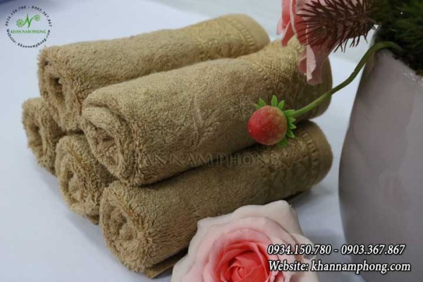 Bamboo fiber face towel