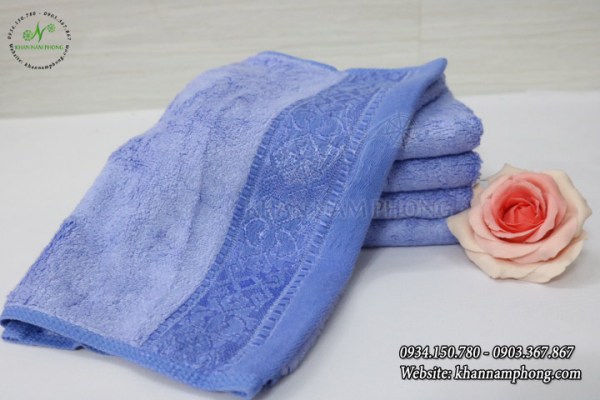 Bamboo fiber face towel