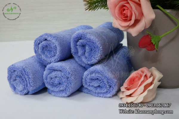 Bamboo fiber face towel