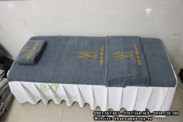 Spa bed towel