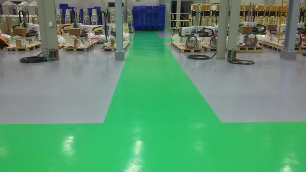 Epoxy coating construction