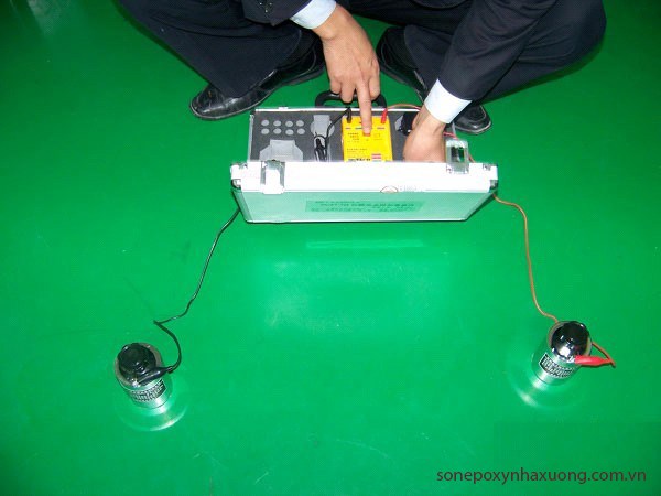 Epoxy paint application