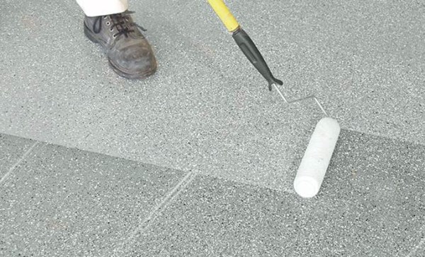 Epoxy paint application
