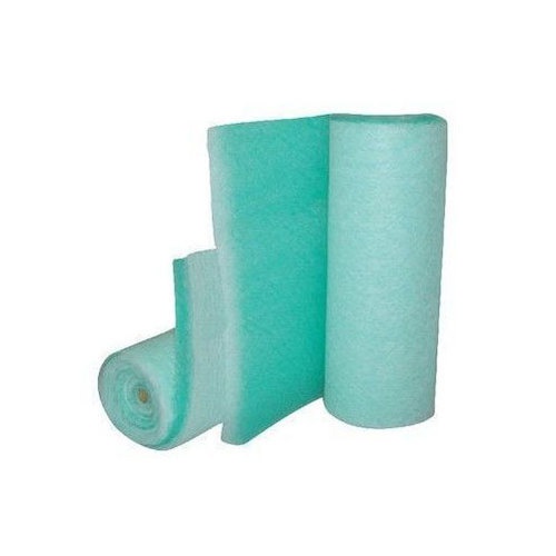 Filter media for paint booths