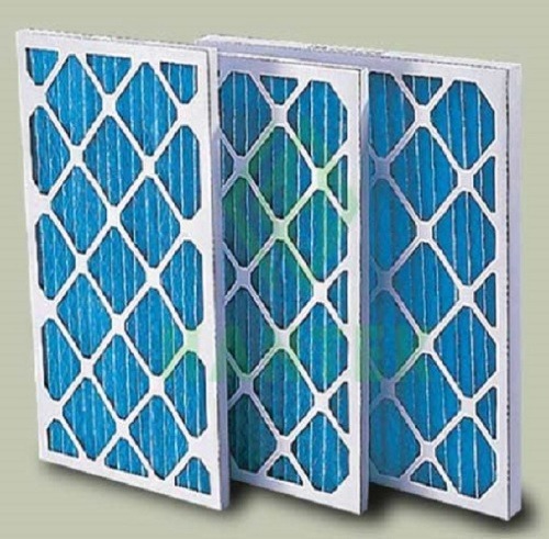 Cardboard frame pre-air filter
