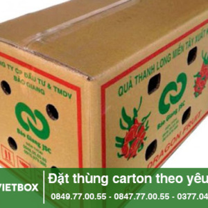 Perforated cardboard box