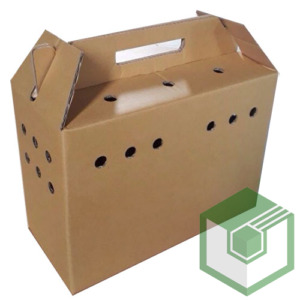 Perforated cardboard box