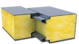 Glasswool panel