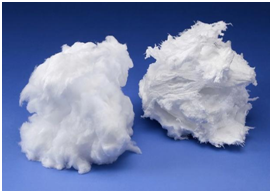 Ceramic cotton in loose form