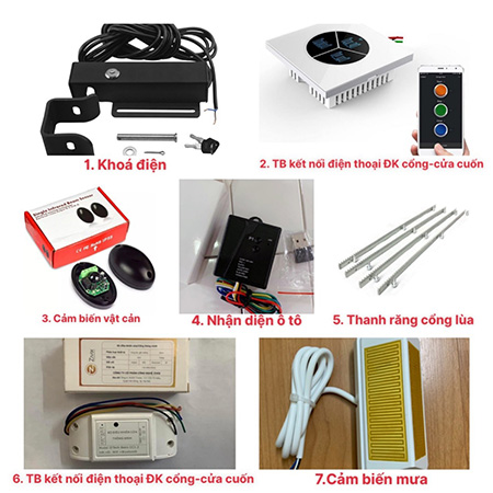 Automatic gate accessories