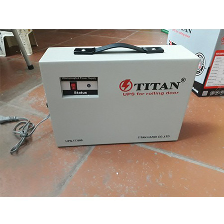 Roller door battery backup