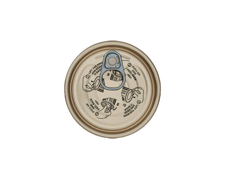 Metal tin can lids