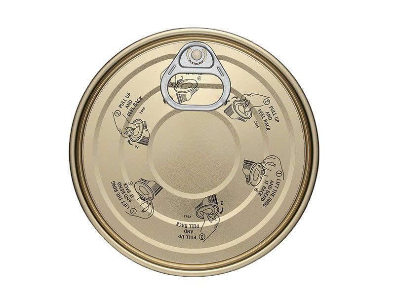 Metal tin can lids