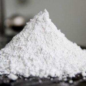 Coated calcium carbonate powder