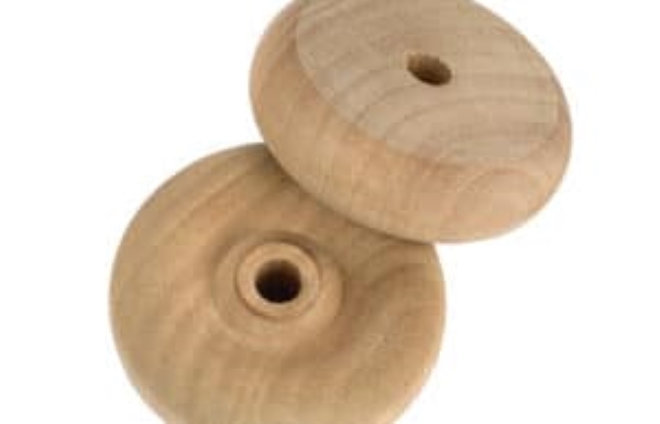 Rubber wood wheels