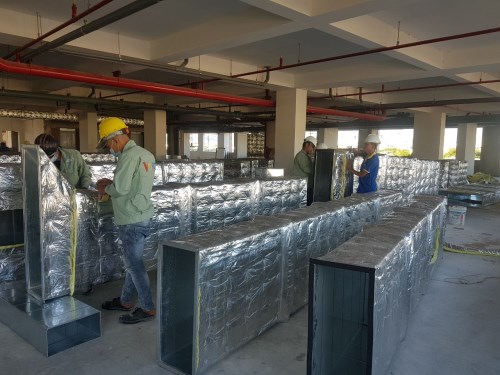 Supply and installation of fireproof air duct
