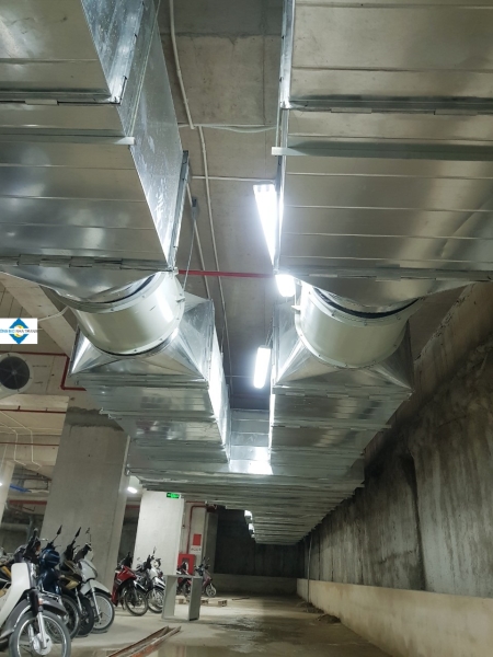 Ventilate the basement of the building