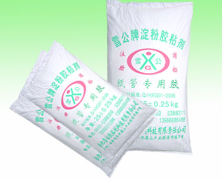 Paper tube powder glue