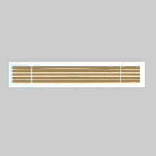 1 horizontal layer louver