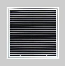 Dust filter louver