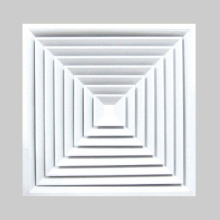 Diffusive louver
