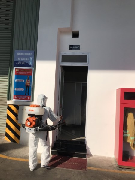 Disinfectant spraying services