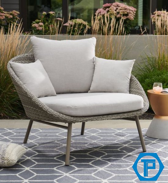 Poly rattan coffee chair