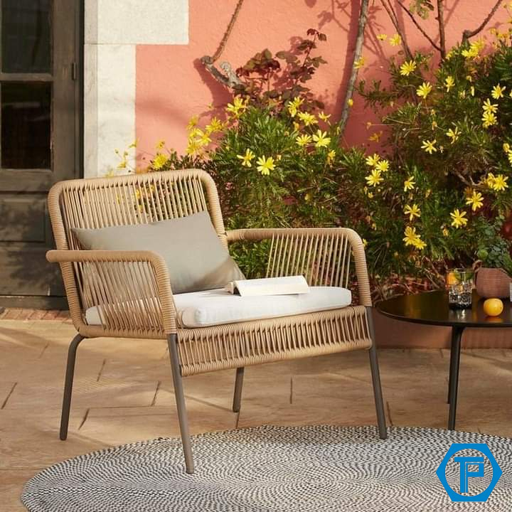 Poly rattan coffee chair