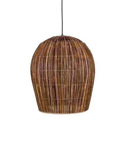 Bamboo and rattan lampshade