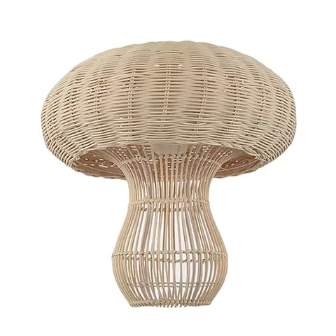 Bamboo and rattan lampshade