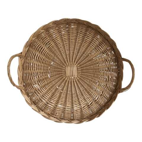 Bamboo and rattan tray