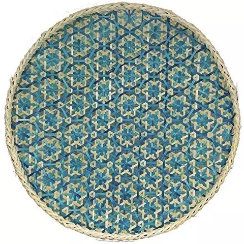 Bamboo and rattan tray