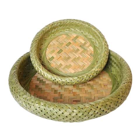 Bamboo and rattan tray