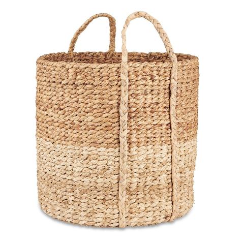 Bamboo and rattan basket