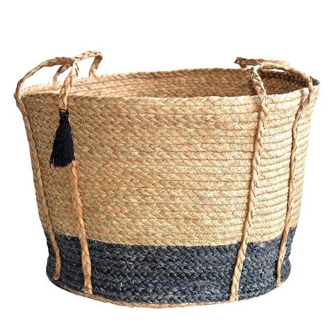 Bamboo and rattan basket