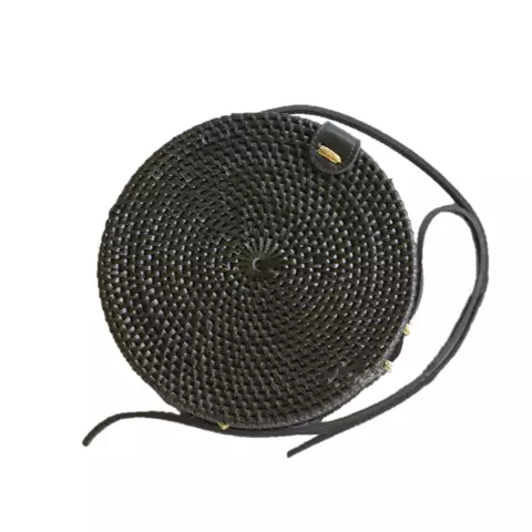 Bamboo and rattan handbag