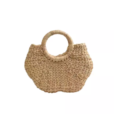 Bamboo and rattan handbag