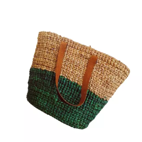 Bamboo and rattan handbag