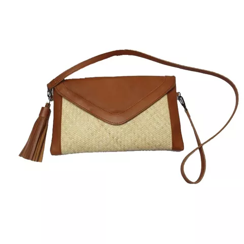 Bamboo and rattan wallet