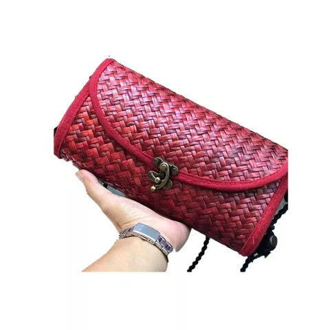Bamboo and rattan wallet