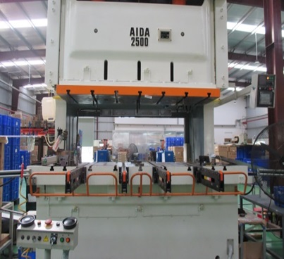 Aida 2500 progressive stamping press