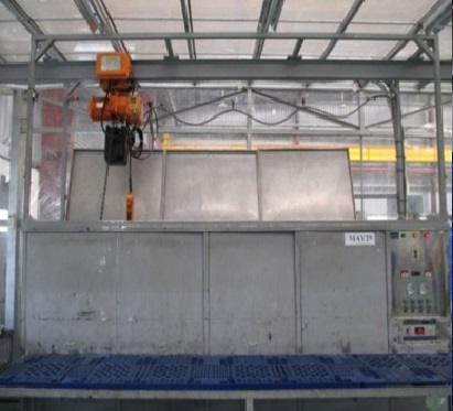 Washing machine for lubricant products