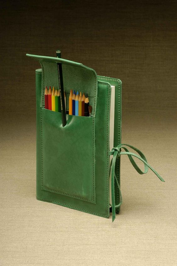 Leather notebook