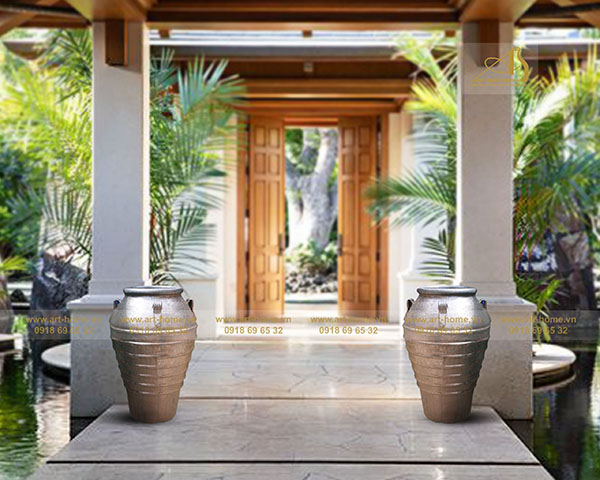 Glazed ceramic jars and pots