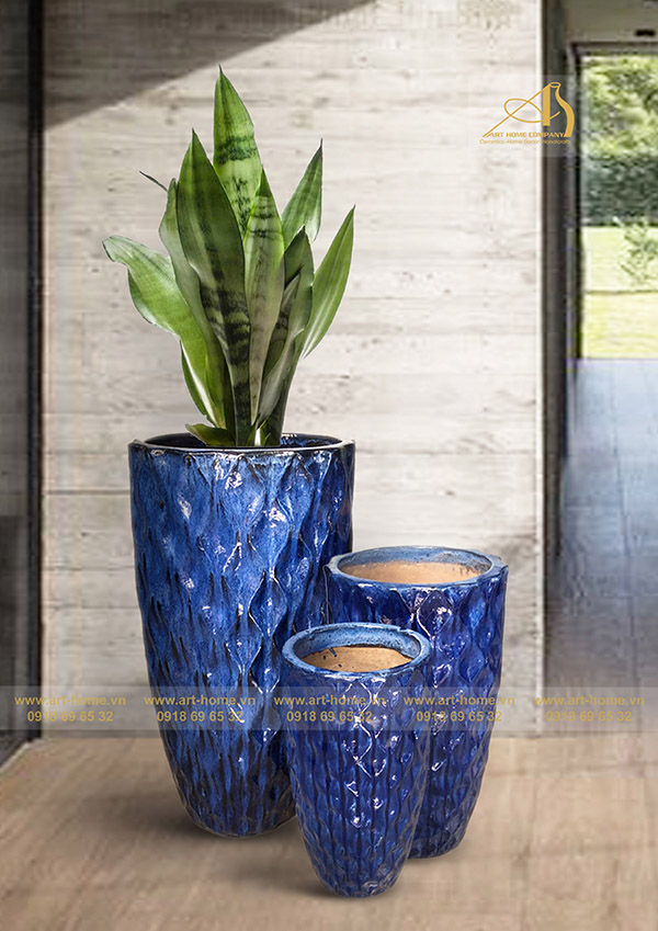 Glazed ceramic jars and pots